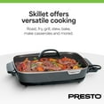 thumbnail image 3 of Presto 16-inch Electric Slimline Skillet with Glass Cover 06858, 3 of 11