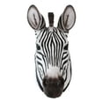 thumbnail image 2 of Ebros Safari Zebra Horse Bust Decor Wildlife Wall Mount Sculpture Plaque 9.5"H, 2 of 8