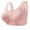 Red, variant on Timegard Bras for Women Wirefree Wide Strap High Support Underwear Breathable Comfort Seniors Bras