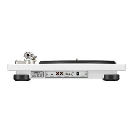 Denon Electronics - Semi-Automatic Analog Turntable - White