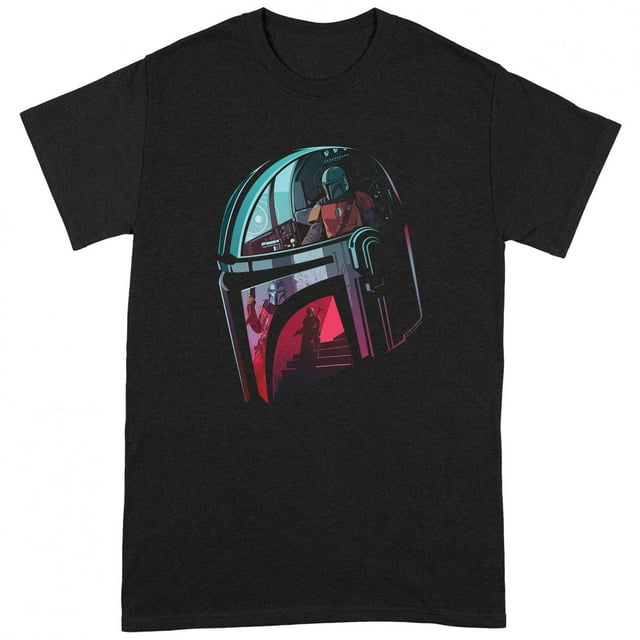 Star Wars: The Mandalorian Adult Mandalore Helmet Reflection T-Shirt