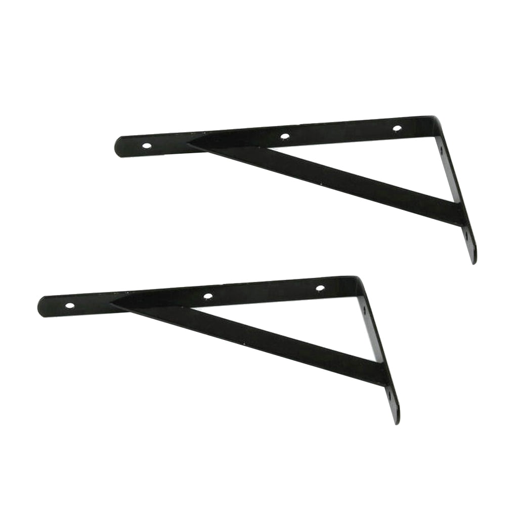 Black Vosarea Shelf Support for Heavy Shelves Shelves for Shelves 15x9.5cm 