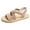 Beige, variant on VEKDONE Boho Sandals Women Women's Fashion Casual Summer New Solid Color Tight Strap Flat Casual Sandals