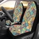 thumbnail image 2 of ABPHQTO Juego de 2 fundas para asientos de coche con patrón marroquí, protector universal para asientos delanteros de coche, apto para coche, SUV, sedán, camión, 2 of 2