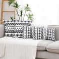 thumbnail image 6 of Black and White Aztec Western Boho Throw Pillow Covers 18x18 Set of 2, Black Boho Pillows Decorative Throw Pillows 18 x 18, Black Western Boho Decor for Couch Sofa Bed, 6 of 6