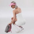 thumbnail image 4 of 2 Piece Workout Sets for Women Sports Bras Gym Sets Booty Leggings Outfits,High Waisted(Light Gray,M), 4 of 5