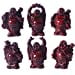 thumbnail image 3 of Brass Statu Soutien-Gorge 2.5 Pieds' Résine Rouge Bouddha Rieur Figurines Bon Cadeau et Collection Ensemble de 6 (Grand Rouge), 3 of 10
