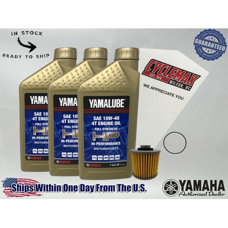 Cyclemax FS Yamalube Oil Change Kit fits 1998-2001 Yamaha GRIZZLY Yamaha 600