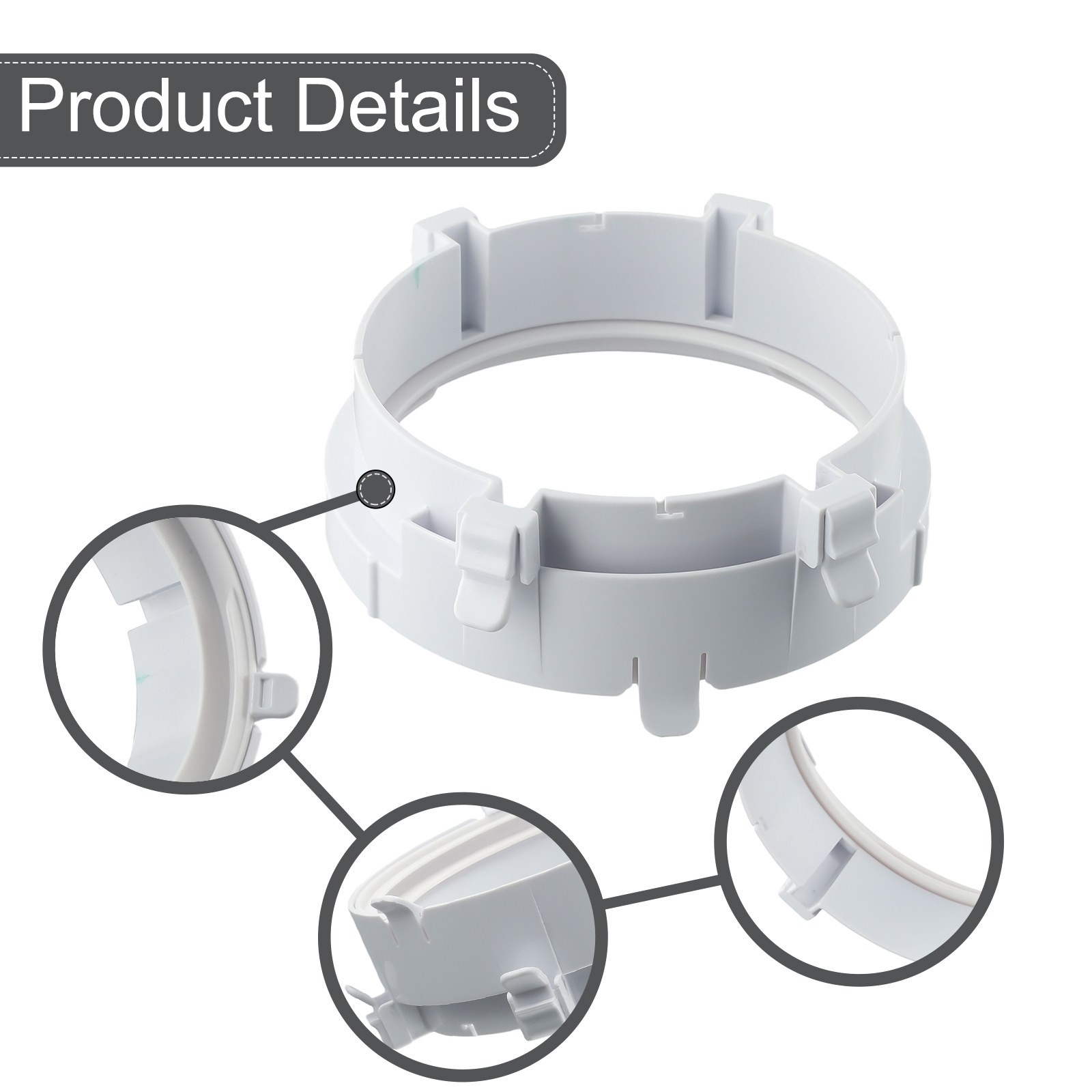 Raccord De Tuyau D'Échappement Pour Climatiseur Portable - 15 Cm - Installation Facile - Compatible Avec La Plupart Des Modèles