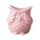 thumbnail image 2 of Maceta de interior con forma de búho, bonita maceta de estilo japonés para interior. Sin mirada Rosa, 2 of 9