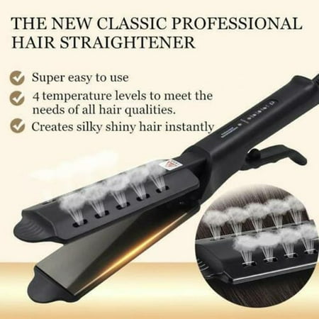 Nomeni Ceramic Tourmaline Ionic Flat Iron Hair Straightener Professional Glider (Best Flat Iron For Damaged Hair 2019)