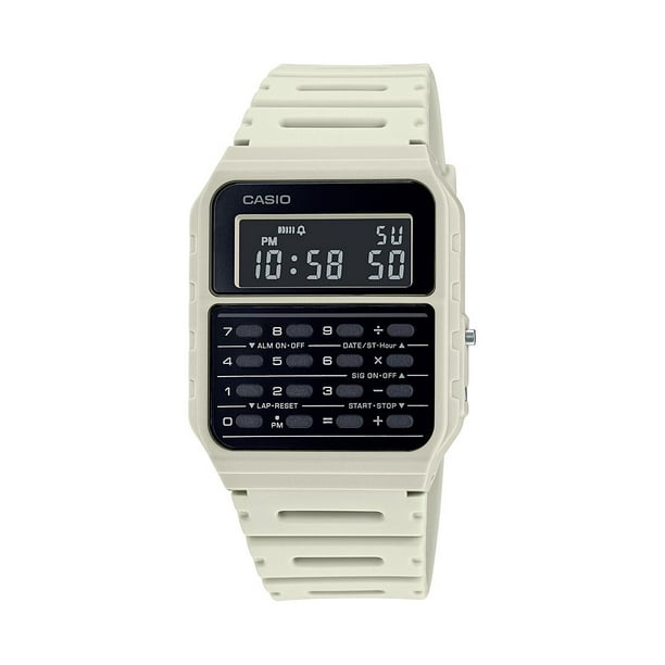 Casio Casio Unisex Classic Calculator Watch Beige Walmart Com