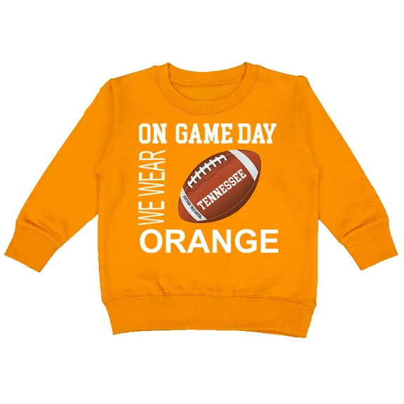 Future Tailgater On Game Day Infant Toddler Youth Sweatshirt for Tennessee Fans - Orange