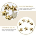 200pcs Acrylic Star Shape Decor Clothes Star Ornaments DIY Crafts Decor