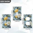 thumbnail image 7 of Yayeee Duplex Wall Plate 1-Gang 4.5"x2.7" Home Receptacle Light Switch Decorative Outlet Cover, Lemon Pattern, 7 of 7