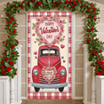 thumbnail image 5 of Red White Theme Love Welcome Banner Heart Pattern Romantic Display Gnome Design LOVE Letter Heart Backdrop for Valentine's Day Party Romantic Gathering Welcome Event, 5 of 9
