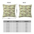 thumbnail image 6 of Wukai Twig Sloth Premium Polyester Fleece Pillow Covers with Hidden Zipper Closure,Luxuriously Soft and Durable-20"x20", 6 of 7
