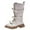 White, variant on FYEGRE Stylish Girls Long Boots for Cold Weather Comfortable Durable Footwear with Non- Sole for School and Outdoor Adventures White 10-10.5 Years