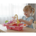 thumbnail image 2 of LivinVeluris My First Sink: Kids Electric Pretend Play Kitchen Sink with Real Running Water, Pump, & Toy Dishes for Toddlers, 2 of 4