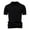 Black, variant on SGFCWSX Mens Polo Shirts Slim Fit Short Sleeve V-Neck Textured Knit Casual Golf Shirts for Men Gray Size S