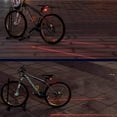 thumbnail image 2 of HAHADAXA Vélo Cyclisme 7 Modes de Flash Lumières Rouges Étanches avec 5 LED et 2 Faiscs Laser - Feu Arrière de Vélo, 2 of 7
