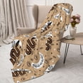thumbnail image 3 of Sikiie Snake And Flower Cozy Flannel Fleece Throw Blanket: Lightweight & Thick for All Seasons - Perfect for Women, Men, & Kids"60"x50", 3 of 6
