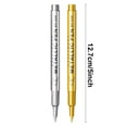 thumbnail image 2 of Gold And Silver Paint Marker Pen For Cemetery Lettering, Oil Based Restoration Ink For Memorial Monuments, 1ml (Multicolor, 14.5*0.5*0.5CM), 2 of 4