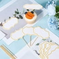 thumbnail image 3 of 1set 1 set Paper Blackboard Cake Toppers Cake Insert Cards for Cake Decoration with Bamboo Stick White 59x90x0.5mm, 3 of 5