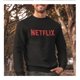 thumbnail image 3 of Sudadera Fan Army Netflix Talla EG  Negro, 3 of 4