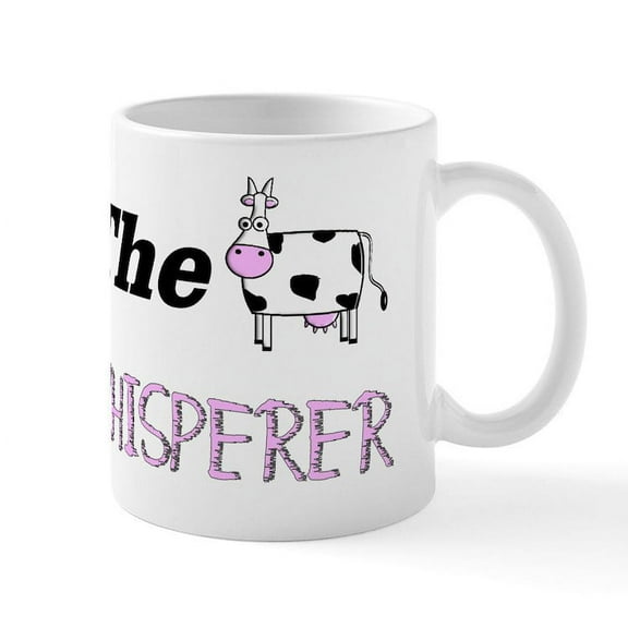 CafePress - The Cow Whisperer Mug - 11 oz Ceramic Mug - Novelty Coffee Tea Cup
