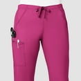 thumbnail image 4 of Wink WonderFLEX Grace - Women's Flare Leg Cargo Scrub Pant, Hot Pink, XL Petite, 4 of 7