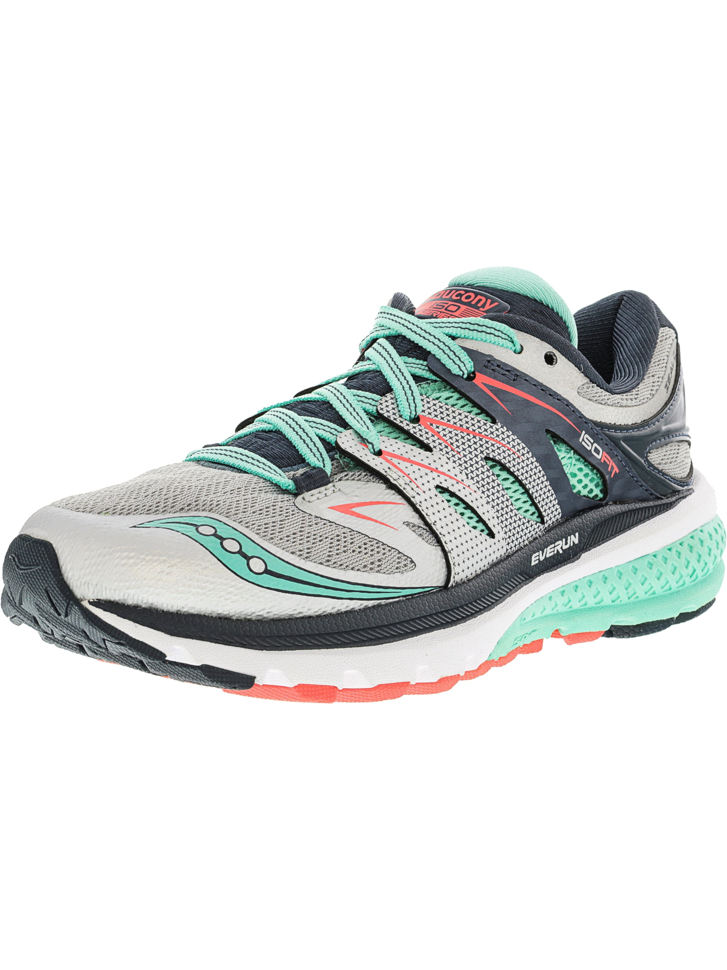 Mint Coral Ankle-High Running Shoe 
