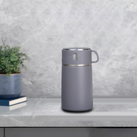 

Stainless Steel Vacuum Insulated for Hot Coffee Travel Mug Portable 800ml Insulated Soup Container Insulated Jars Gray