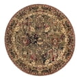 thumbnail image 3 of Unique Loom Saturn Collection Area Rug - Ion (5' 3" Round Green/Beige), 3 of 7