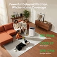 thumbnail image 3 of Waykar 150 Pint Energy Star Dehumidifier with Built-in Pump for Home & Basements, Up to 7000 Sq. Ft, DOE 50 Pint, 3 of 13