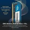 thumbnail image 3 of OWC 32GB DDR5 4800 PC5-38400 CL40 2Rx8 288-pin 1.1V ECC Unbuffered UDIMM Memory RAM Module Upgrade for Select Workstations or Servers, 3 of 7