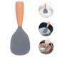 thumbnail image 2 of FELTECHELECTR Espátula de silicona antiadherente resistente al calor para olla arrocera, cuchara independiente, utensilio de cocina para servir arroz en el hogar., 2 of 2