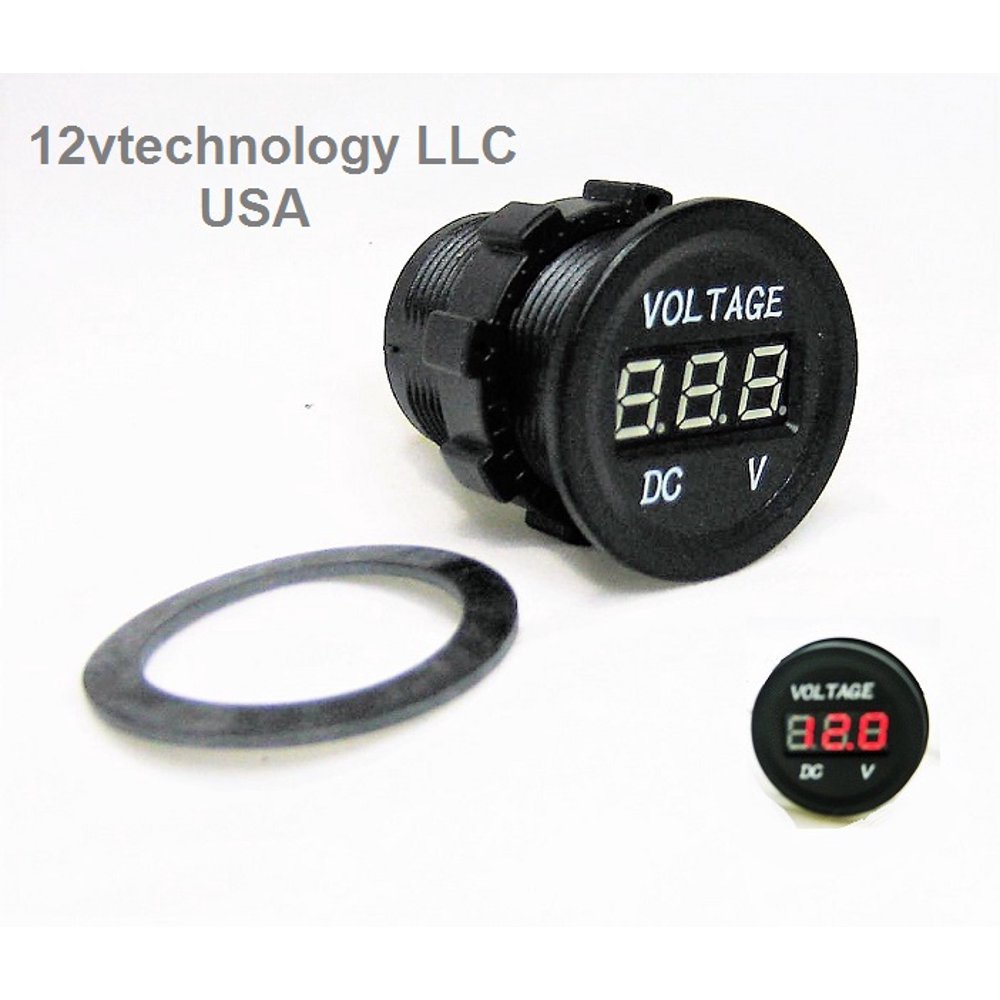 Panel Volt Voltage Meter Voltmeter for Boat / Rv / Car / Motorhome