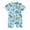 Blue, variant on Bagilaanoe Toddler Baby Boys One-Piece Swimsuit Print Short Sleeve Zipper Rashguard Swimwear 3M 6M 12M 2T 3T Kids Bathing Suit