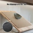 thumbnail image 4 of Microfiber Dish Drying Mat,15.7X11.8 inch Absorbent Dish Drainer Kitchen Counter,Large Size Dish Drying Pad for Countertops,Sinks,Draining Racks (Brown), 4 of 6