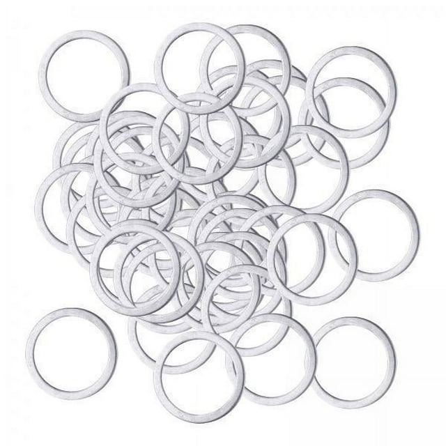 jinwen 2x50 Pcs Ensemble de Bagues de Lame de Scie Bagues d'Arrosage Espaceur de Disque de Sculpture Adaptateur de Joint Anneaux de Réduction pour Outils de Menuiserie, comme 2 Pcs