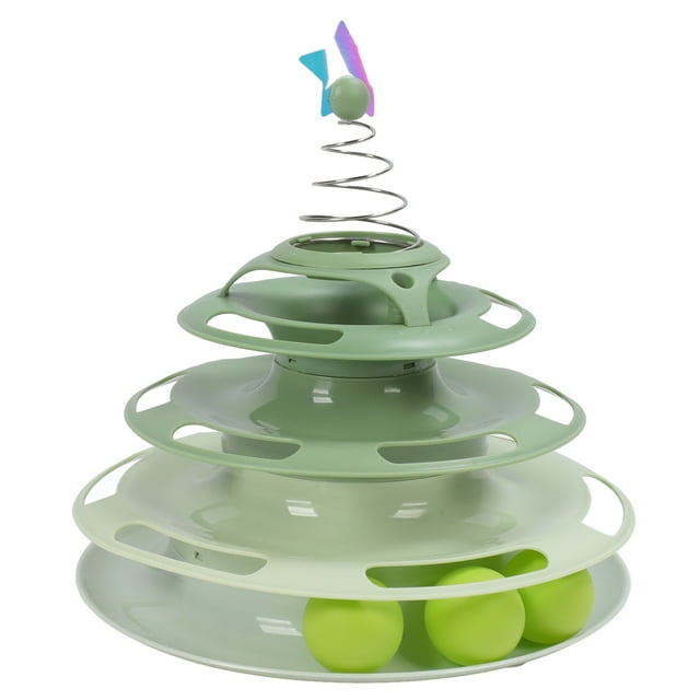 Cat Circle Track Toy, Anxiety Reduction Fun Cat Toy for Indoors Type 1,Type 2,Type 3,Type 4