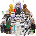 thumbnail image 2 of Science Fiction Movies Mini Action Figures Obi-Wan Darth Vader Mandalorian Ahsoka C-3P0 Rahm Kata Bloques De Construcción Juguetes Para Niños Gao Jiahui unisex, 2 of 2