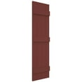 thumbnail image 4 of Ekena Millwork 14"W x 59"H Mid-America Vinyl, Standard Size Four Board Joined Shutters, w/Installation Shutter-Lok's & Matching Screws (Per Pair), 027 - Burgundy Red, 4 of 13