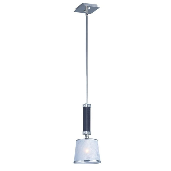 Maxim 20529WFWEPN Maritime 1-Light Pendant, Wenge & Polished Nickel