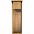 thumbnail image 2 of 8"W x 14"D x 26"H Del Monte Rough Sawn Corbel w/Backplate, Western Red Cedar, 2 of 9