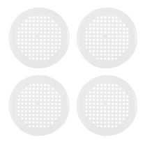 Uxcell 2 Inch Round Air Vent Cover, 4PCS Plastic Circular Soffit Exhaust Vent White