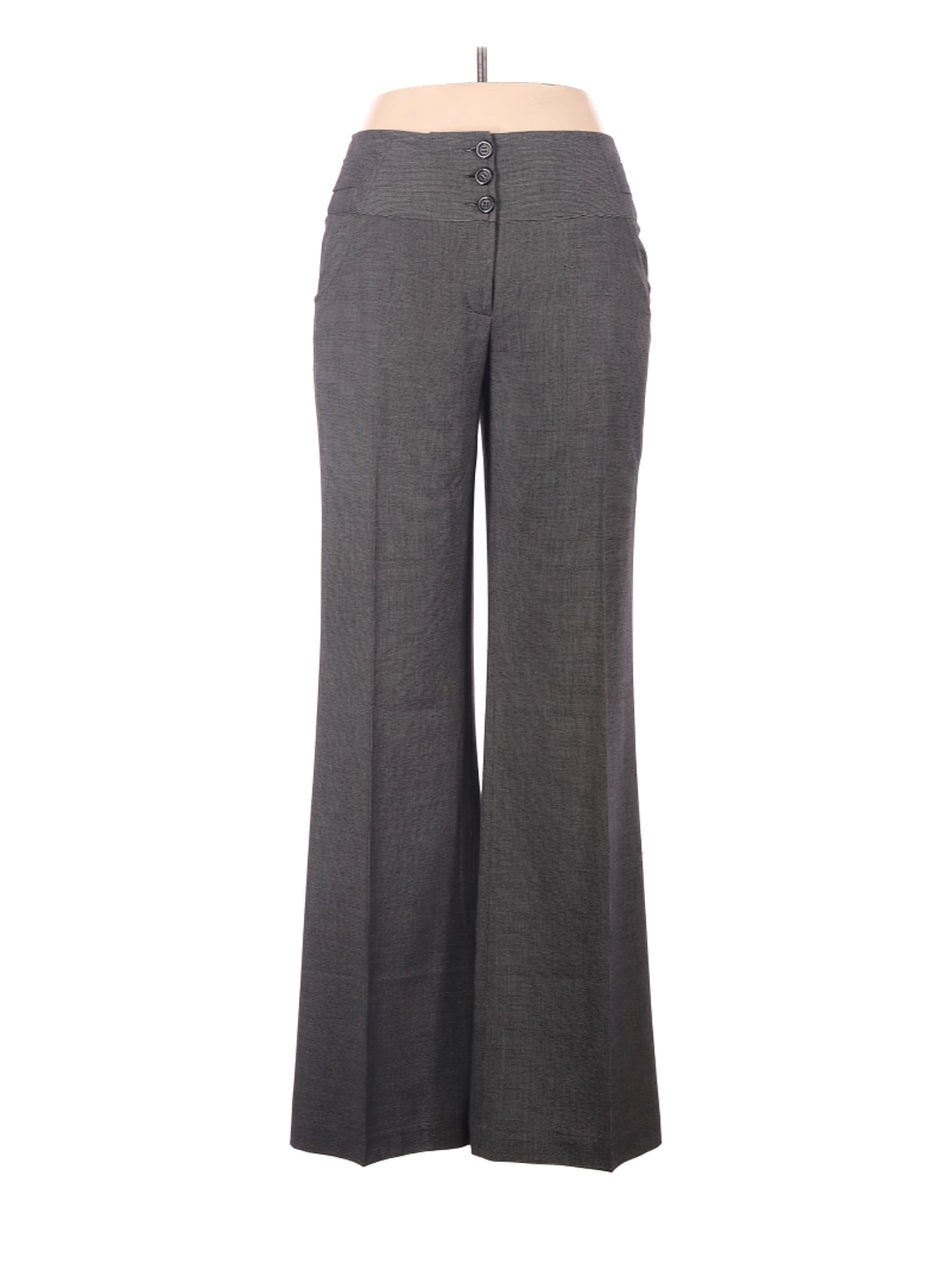 womens black dress pants walmart