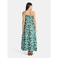thumbnail image 2 of Time and Tru Women's Strappy Cotton Maxi Dress, Sizes XS-XXXL, 2 of 4