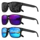 thumbnail image 1 of Gafas de sol MEETSUN con protección UV400 polarizadas, paquete de 3, negro+negro, 1 of 7